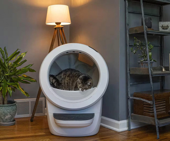 Самоочищувальний лоток для котів Whisker Litter-Robot 4 з Wi-Fi та контролем запаху color: White